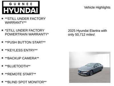 2025 Hyundai ELANTRA SEL Sport