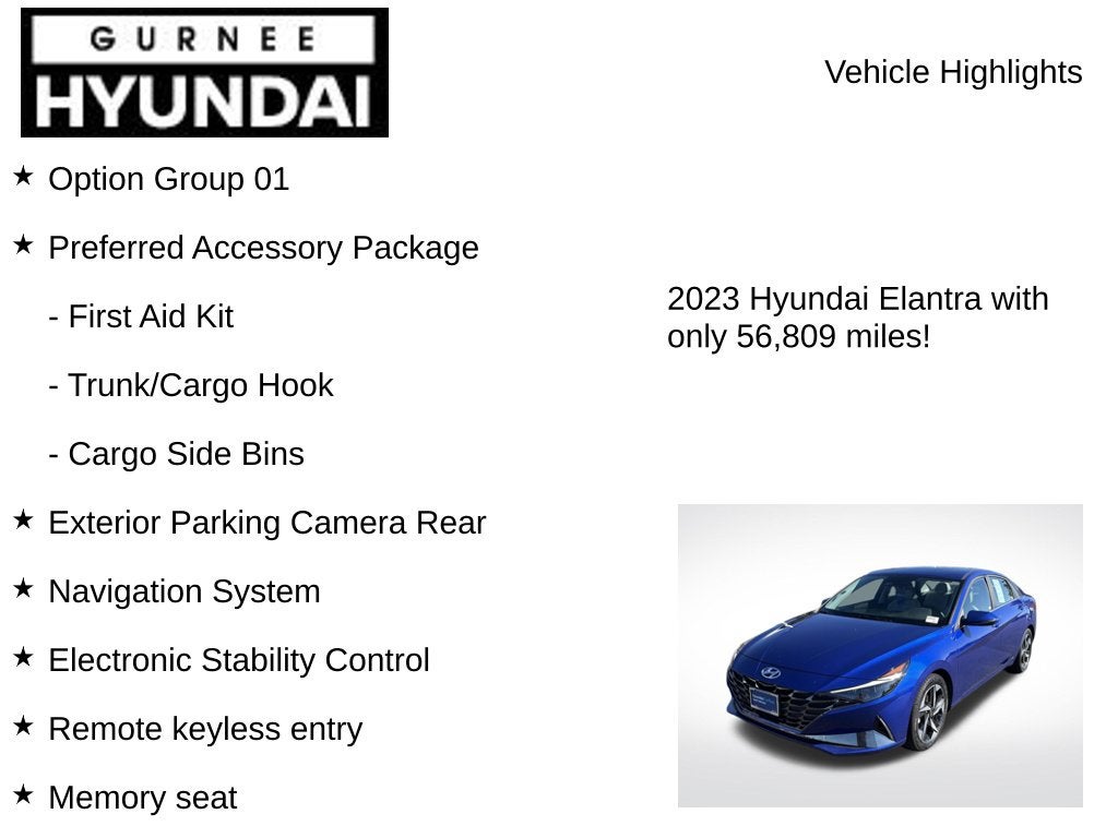 2023 Hyundai ELANTRA HYBRID Limited