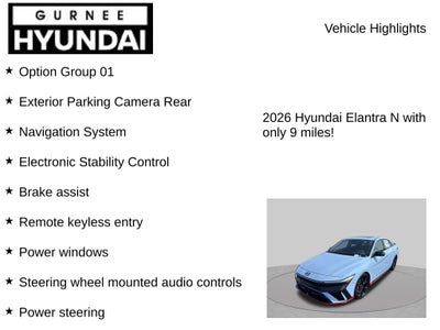 2026 Hyundai ELANTRA N Base