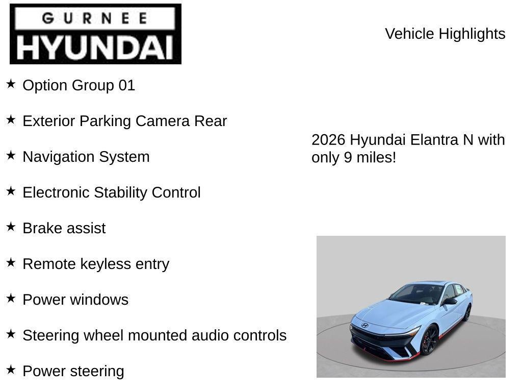 2026 Hyundai ELANTRA N Base