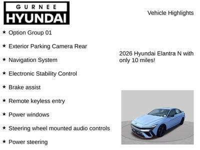 2026 Hyundai ELANTRA N Base