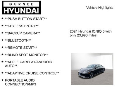 2024 Hyundai IONIQ 6 SE
