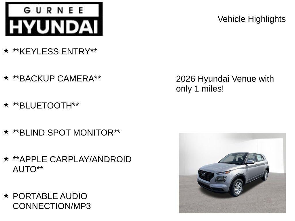 2026 Hyundai VENUE SE