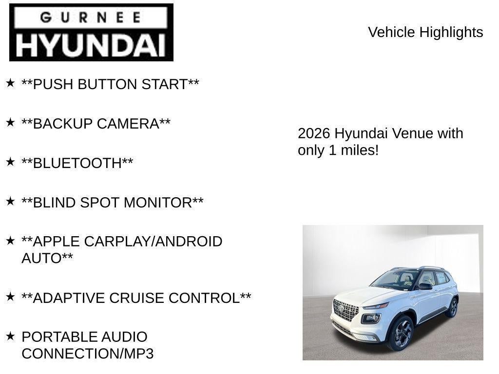 2026 Hyundai VENUE SEL