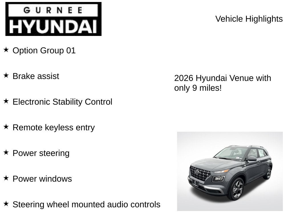 2026 Hyundai VENUE SEL