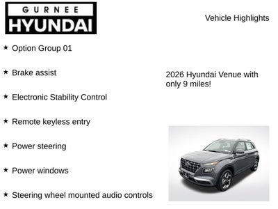 2026 Hyundai VENUE SEL