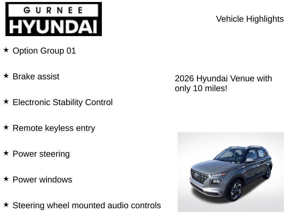 2026 Hyundai VENUE SEL
