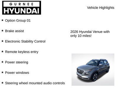 2026 Hyundai VENUE SEL