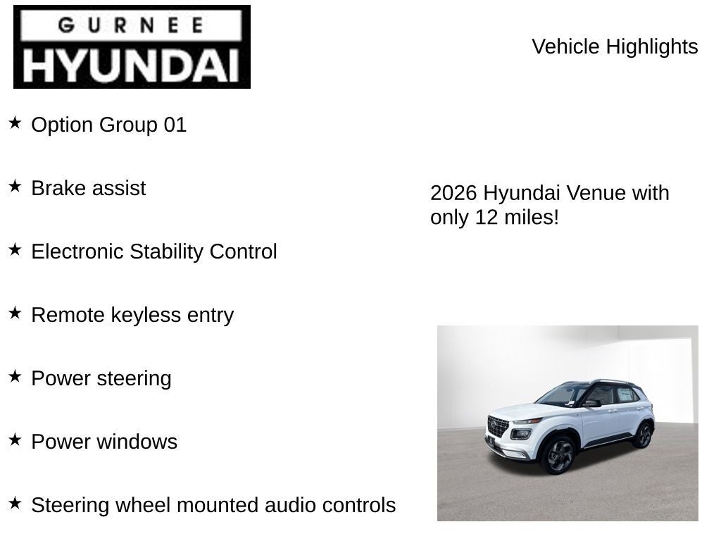 2026 Hyundai VENUE SEL