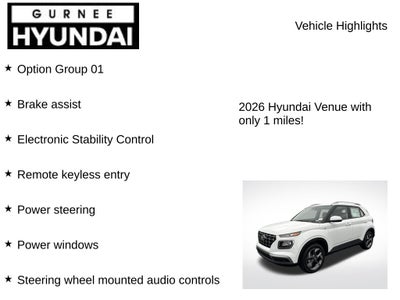 2026 Hyundai VENUE SEL