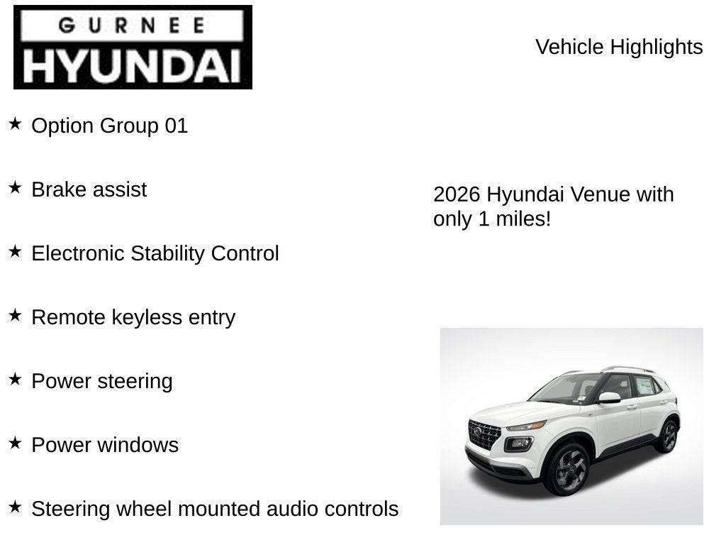 2026 Hyundai VENUE SEL