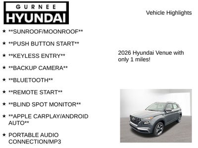 2026 Hyundai VENUE SEL