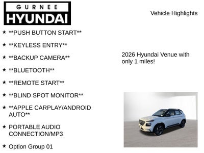 2026 Hyundai VENUE SEL