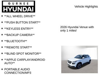 2026 Hyundai VENUE SEL