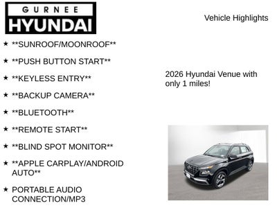 2026 Hyundai VENUE SEL
