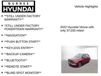 2022 Hyundai VENUE Limited