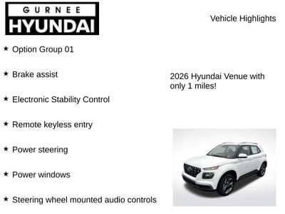 2026 Hyundai VENUE SEL