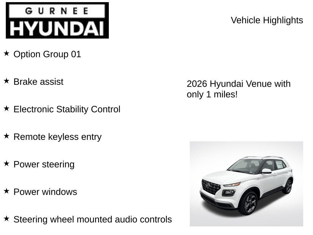 2026 Hyundai VENUE SEL