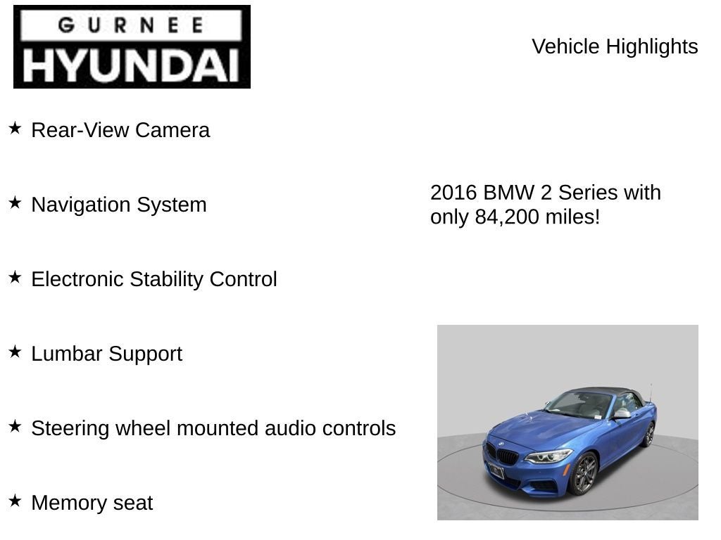 2016 BMW 2 Series M235i xDrive