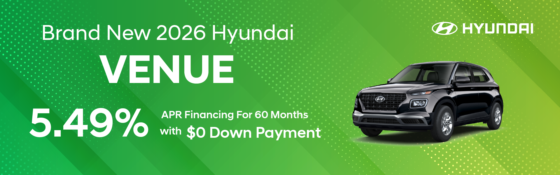 Brand New 2026 Hyundai VENUE