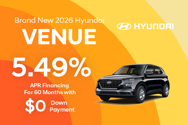 Brand New 2026 Hyundai VENUE