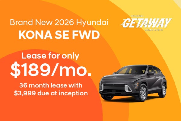 Brand New 2026 Hyundai Kona SE FWD