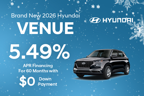 Brand New 2026 Hyundai VENUE