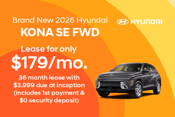Brand New 2026 Hyundai KONA SE FWD