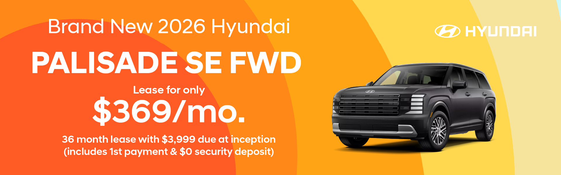 Brand New 2026 Hyundai PALISADE SE FWD