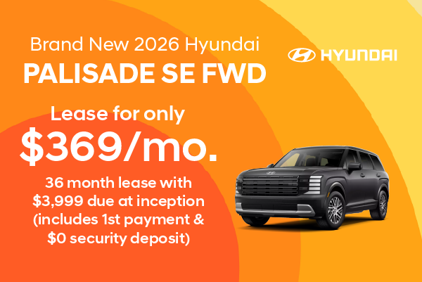 Brand New 2026 Hyundai PALISADE SE FWD