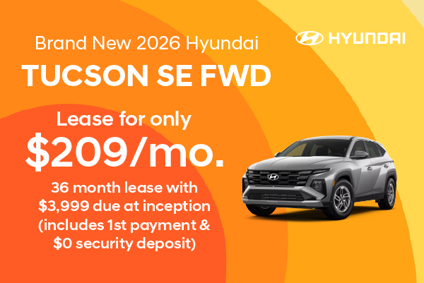 Brand New 2026 Hyundai TUCSON SE FWD