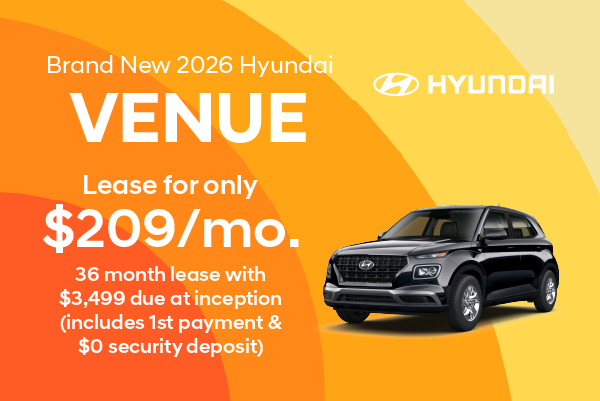 Brand New 2026 Hyundai VENUE SE