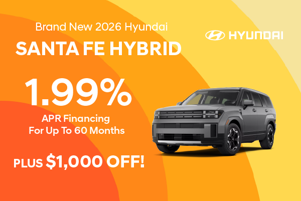 Brand New 2026 Hyundai
SANTA FE Hybrid
