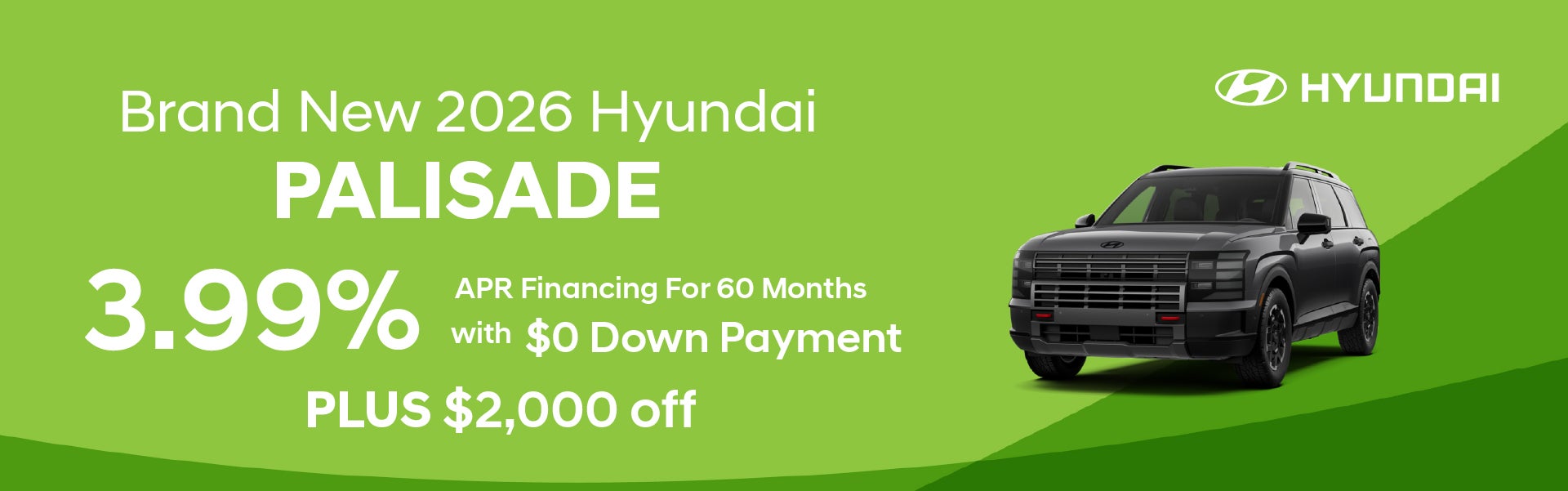 Brand New 2026 Hyundai PALISADE 
