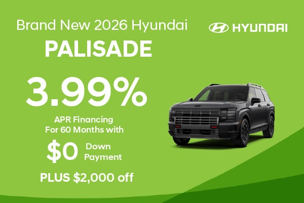 Brand New 2026 Hyundai PALISADE 