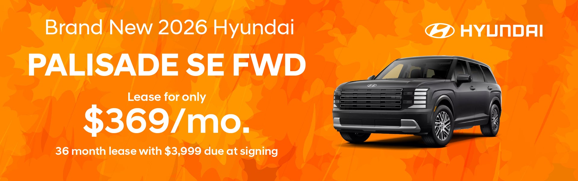 Brand New 2026 Hyundai Palisade SE FWD