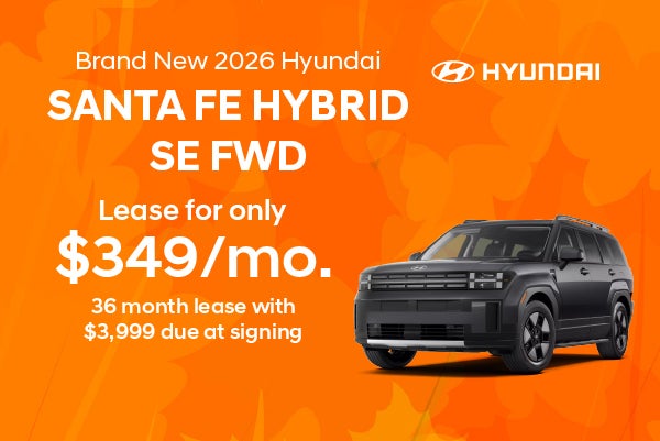 Brand New 2026 Hyundai Santa Fe Hybrid SE FWD