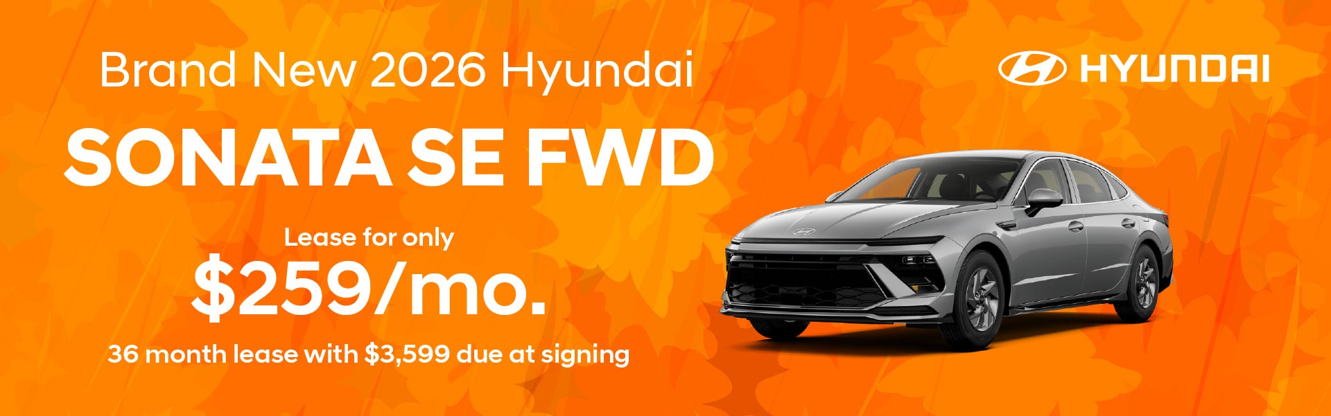 Brand New 2026 Hyundai Sonata SE FWD