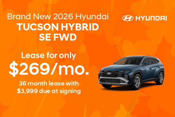 Brand New 2026 Hyundai Tucson Hybrid SE FWD