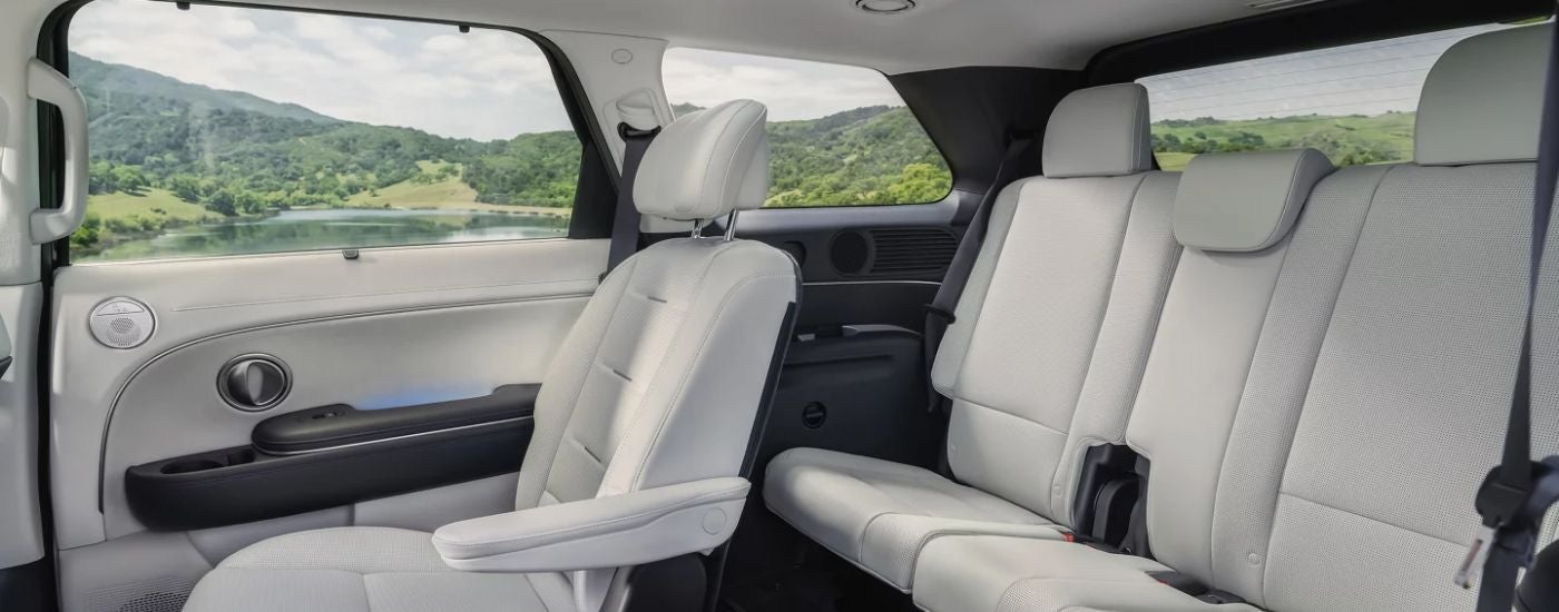 The second and third Nappa Leather seats in a 2026 Hyundai Palisade.