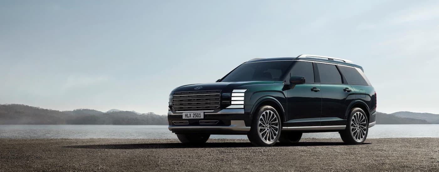 A green 2026 Hyundai parked offroad.